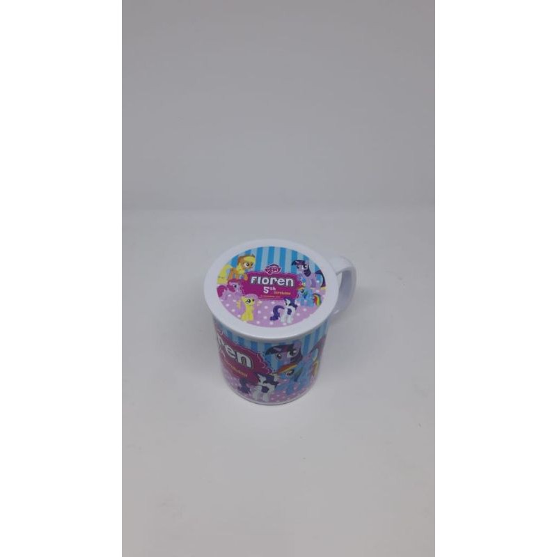 souvenir mug melamin tutup little pony