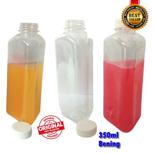 350ml botol BERLIAN pet plastik botol segitiga botol minuman bening