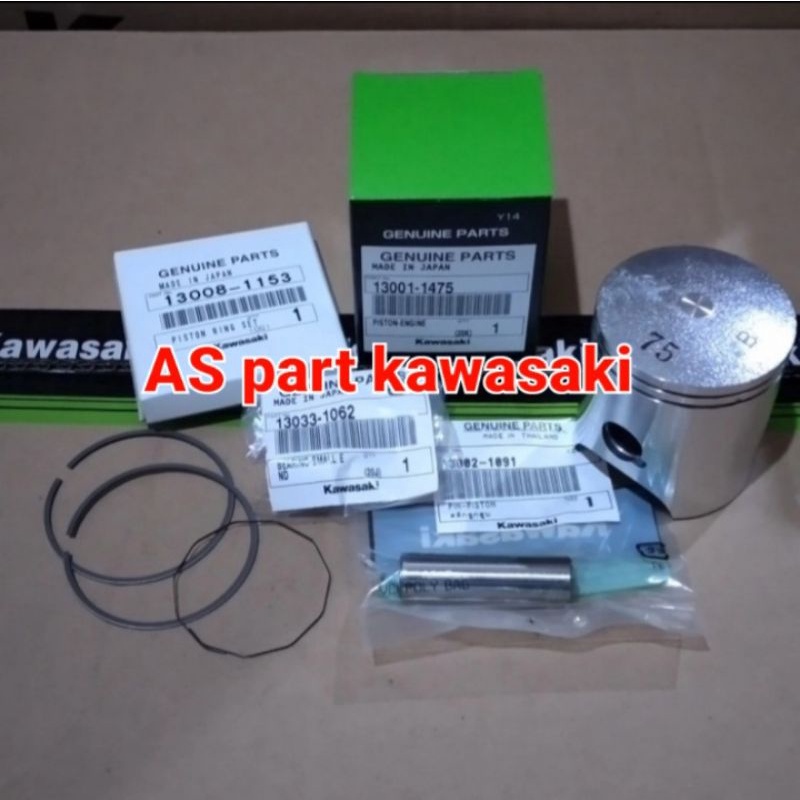 piston seher set B75 ninja 150 R RR SS original