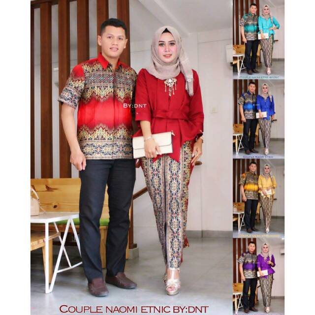 Couple/setelan naomi etnic