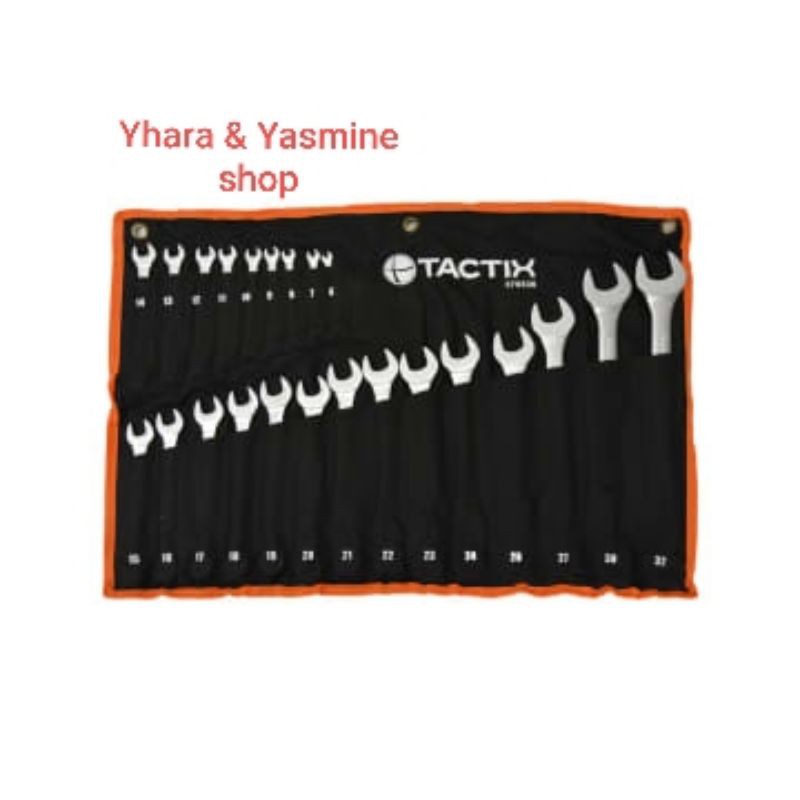 Tactix Kunci Ring Pas 6-32 Mm 23 Pcs
