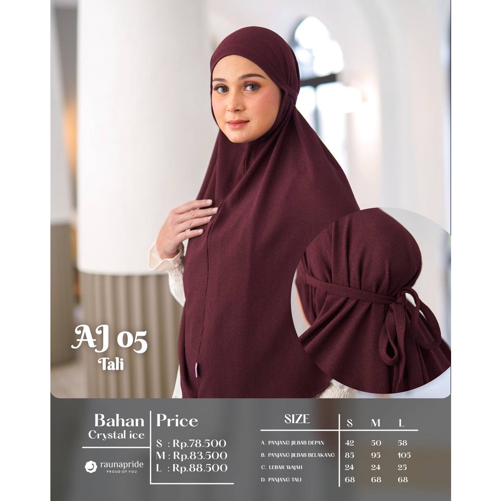 Hijab Instan  Rauna / AJ 01 - AJ 07 / Fashion Muslim