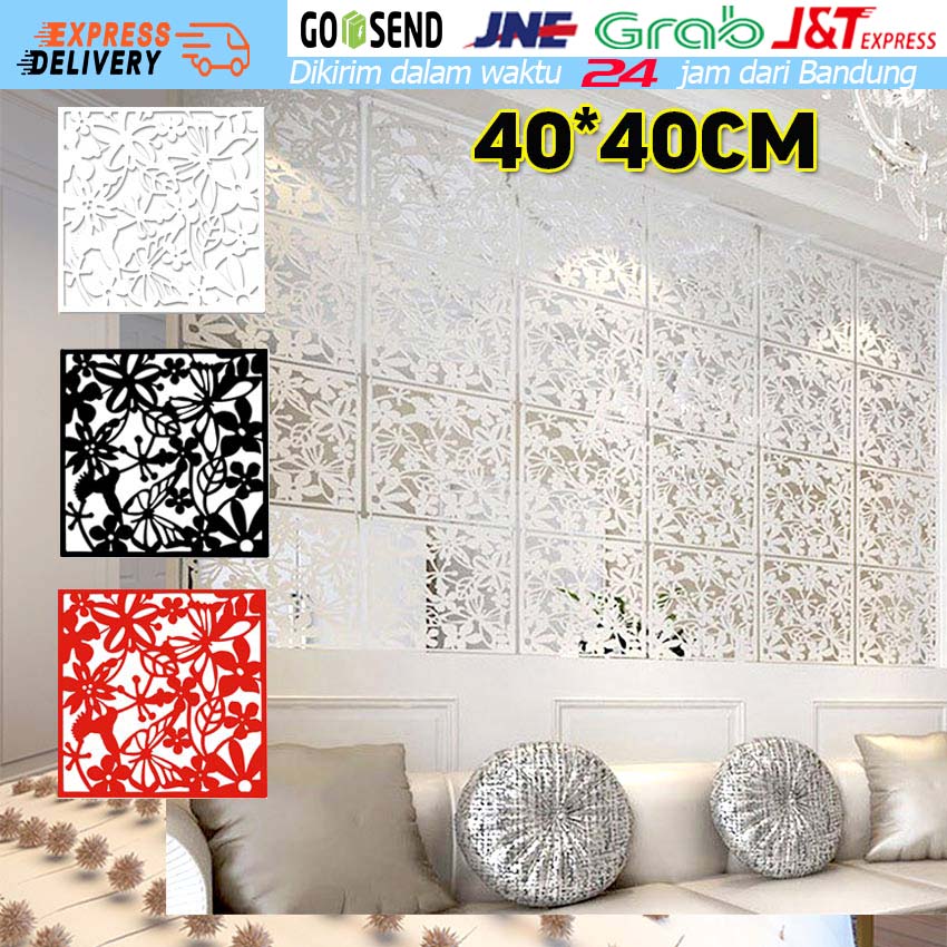 4 / 9 / 16 PCS Sekat Ruangan Minimalis Hiasan Rumah Minimalis Pembatas Ruangan Penyekat Ruangan