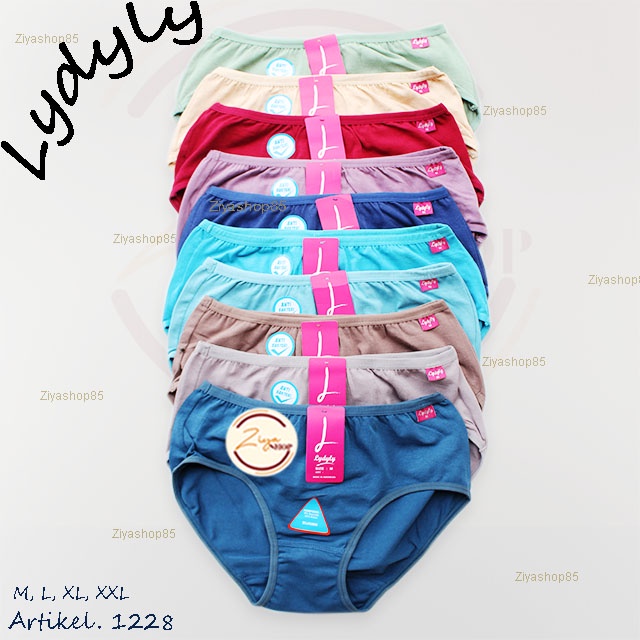 CD Lydyly LD1228 Anti Bakteri | Celana Dalam Lydyly Wanita Dewasa Perempuan | Grosir Eceran Pakaian 