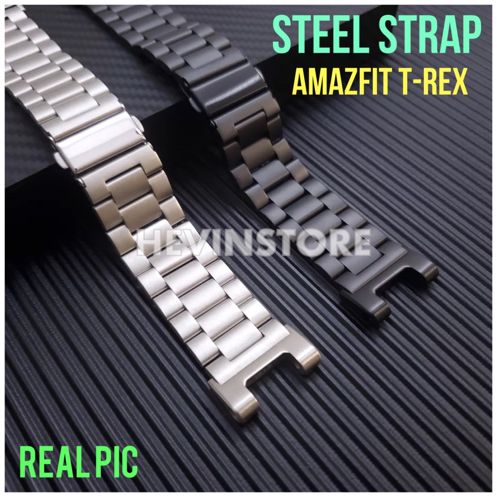 Tali Jam - Stainless Steel Strap 3 Beads Amazfit TRex T-Rex PRO T Rex Band