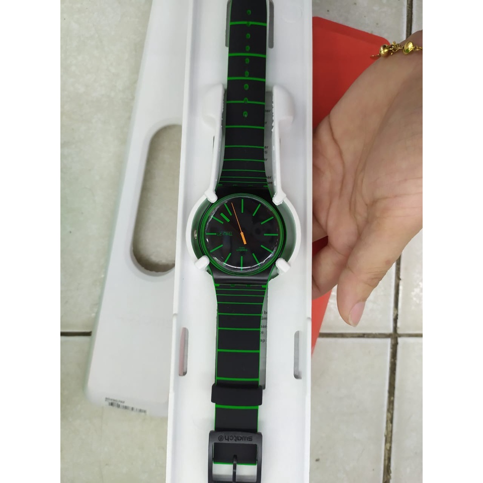 JAM TANGAN PRIA SWATCH SO29G702 TERBARU GLOW THIS WAY ORIGINAL