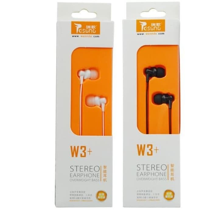 Resong W3+ Stereo earphone Powerful Thubass