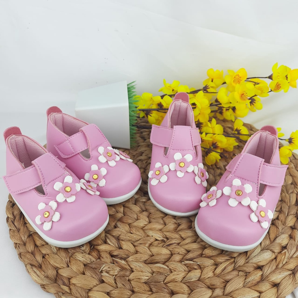 mandirishoesstore-SEPATU ANAK PEREMPUAN BUNGA KECIL 1 2 3 TAHUN FAY20