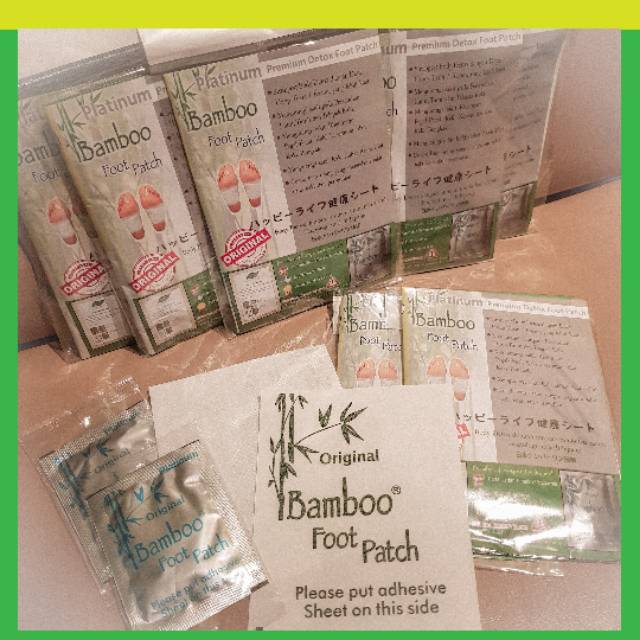 ORIGINAL Platinum Bamboo Foot Patch