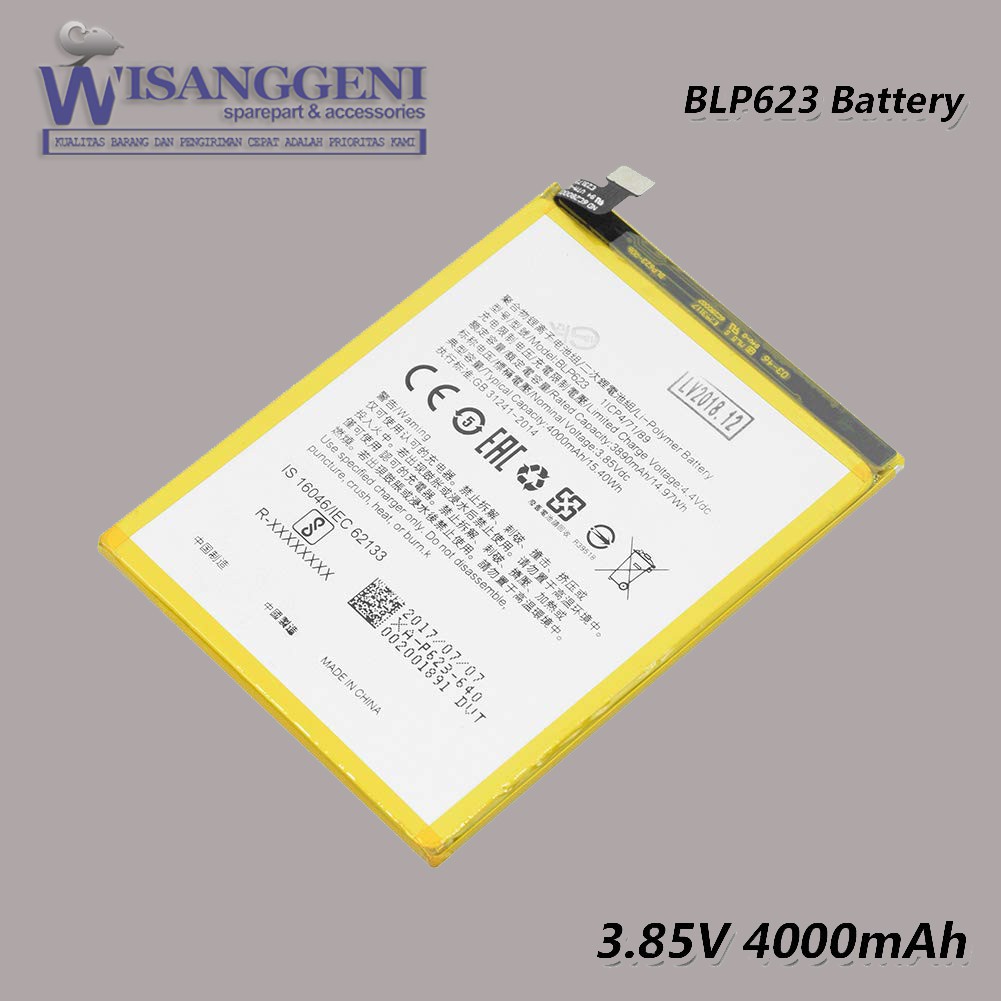 Baterai - Battery Oppo F3+ - F3 Plus Original