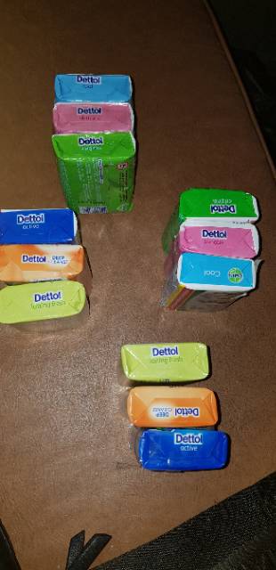 DETTOL SABUN BATANG 65GR ISI 3 Dan isi 6