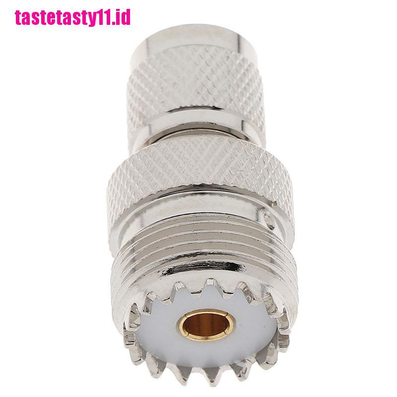 1 Pc Konektor RF Mini UHF Male plug Ke UHF SO-239 Female Lurus