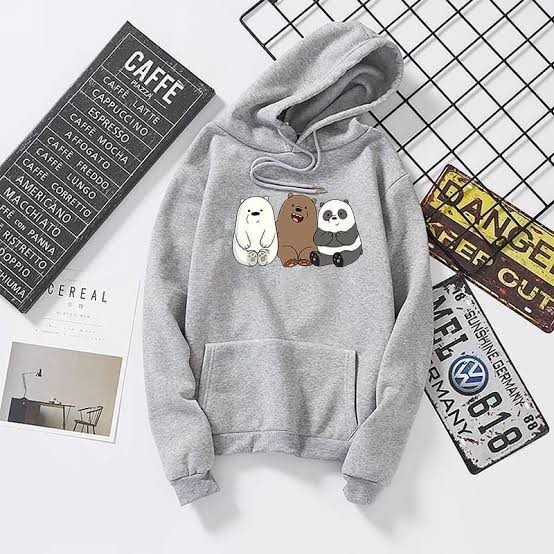 [ BISA COD ] SWEATER PANDA CEWEK / SWEATER HOODIE WANITA TERBARU