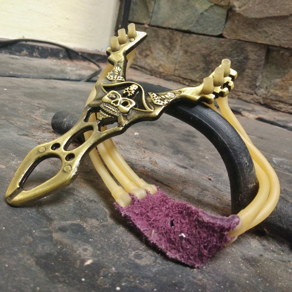 COD Ketapel Besi Skull Pirate. Slingshot Catapult Unik. Pelinteng