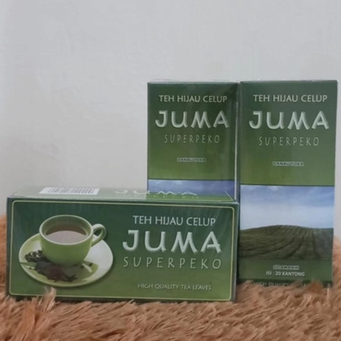 Teh Hijau Celup JUMA Superpeko Asli Sidamanik