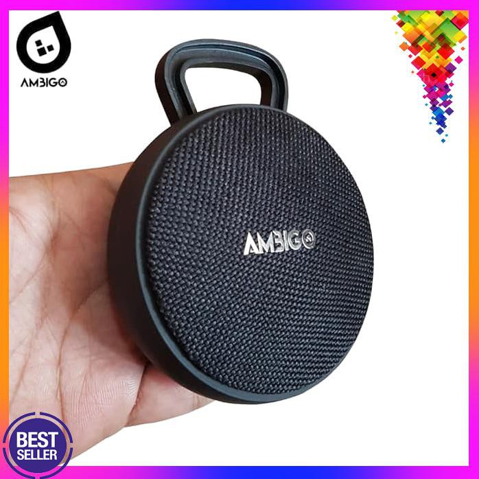 SPEAKER MINI BLUETOOTH PORTABLE WIRELESS AMBIGO - BENTUK BULAT