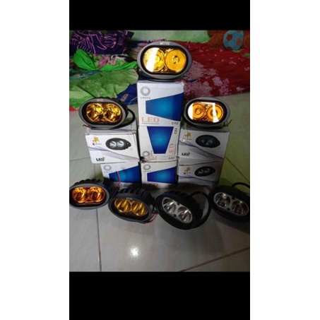 lampu sorot LED owl 2 mata