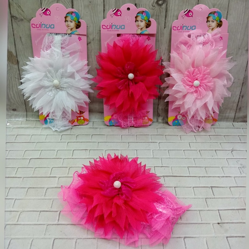 Bandana Bayi Lucu Headband Anak Karakter Lucu