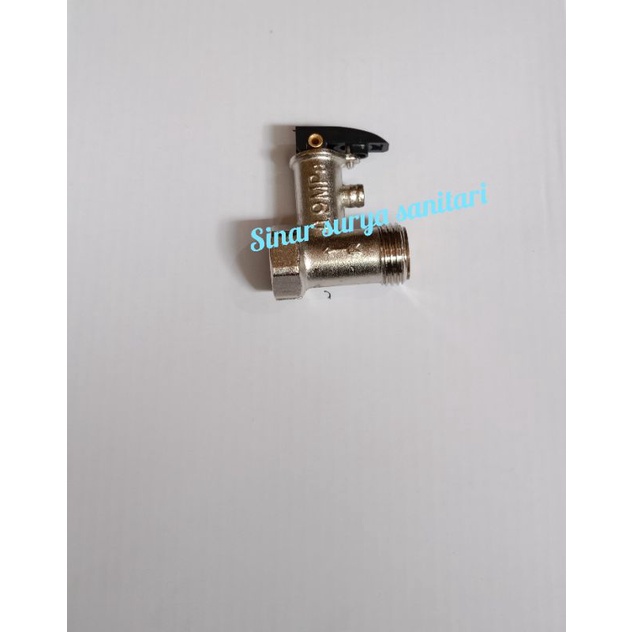 Safety valve water heater / safety valve