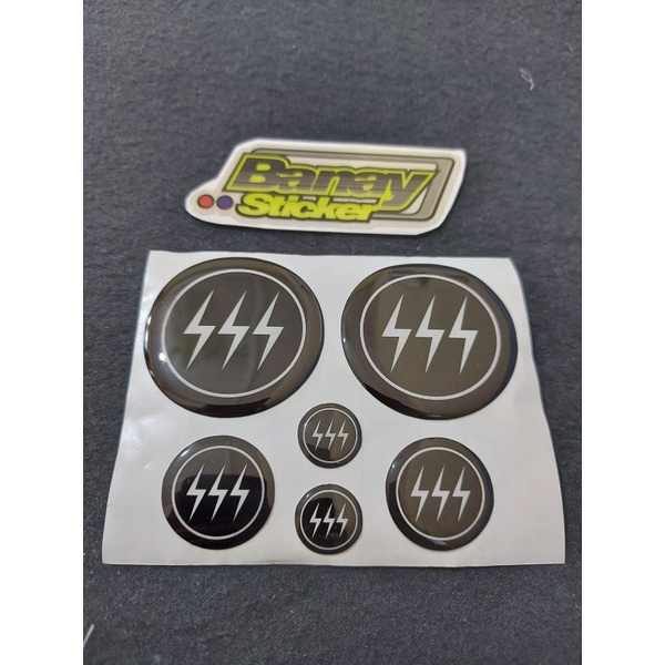 STICKER Stiker EMBLEM LOGO SSS AEROX NMAX TIMBUL 3D