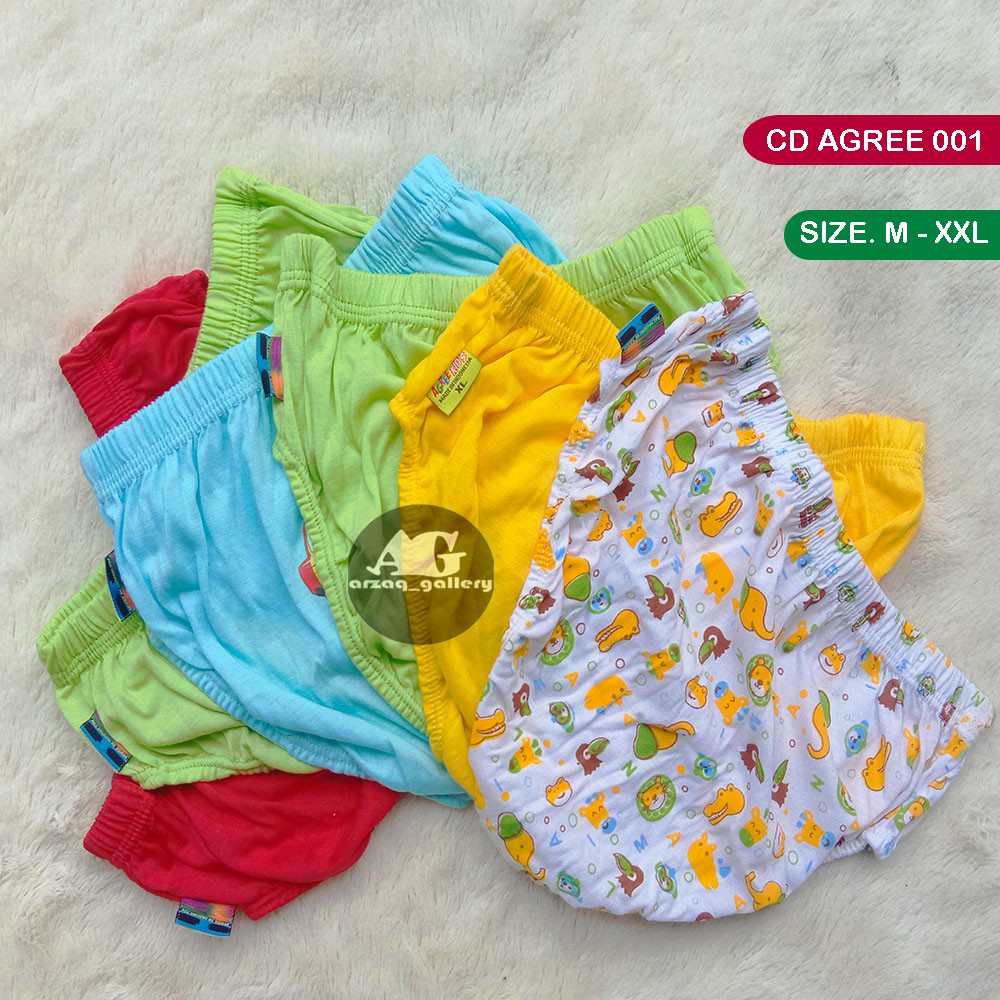 6 pc - Celana dalam anak laki agree AG 001 / C 18 / Celana Dalam isi 6 / Celana Dalam / Cd Agree Kids / AGREE / Celana