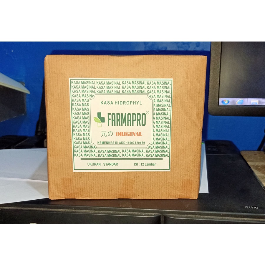 KASA MASINAL 16X16 FARMAPRO ISI 1O BOK / 12 LEMBAR / KASA STERIL