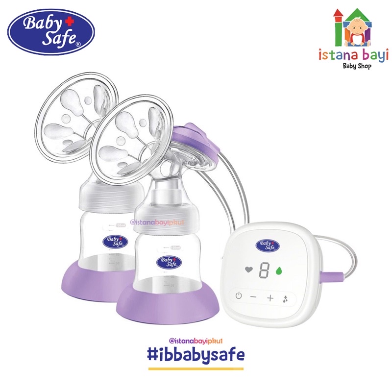 Baby Safe Electrik Breast Single/Double Pump BPE01 - Pompa Asi elektrik