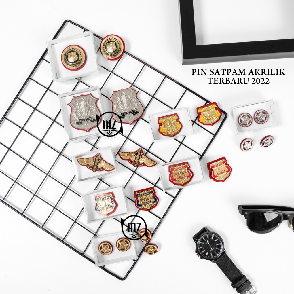 WING SATPAM, KEWENANGAN SATPAM, PIN MITRA POLRI , PIN GADA PRATAMA, MONOGRAM SATPAM, PIN SATPAM Lenc