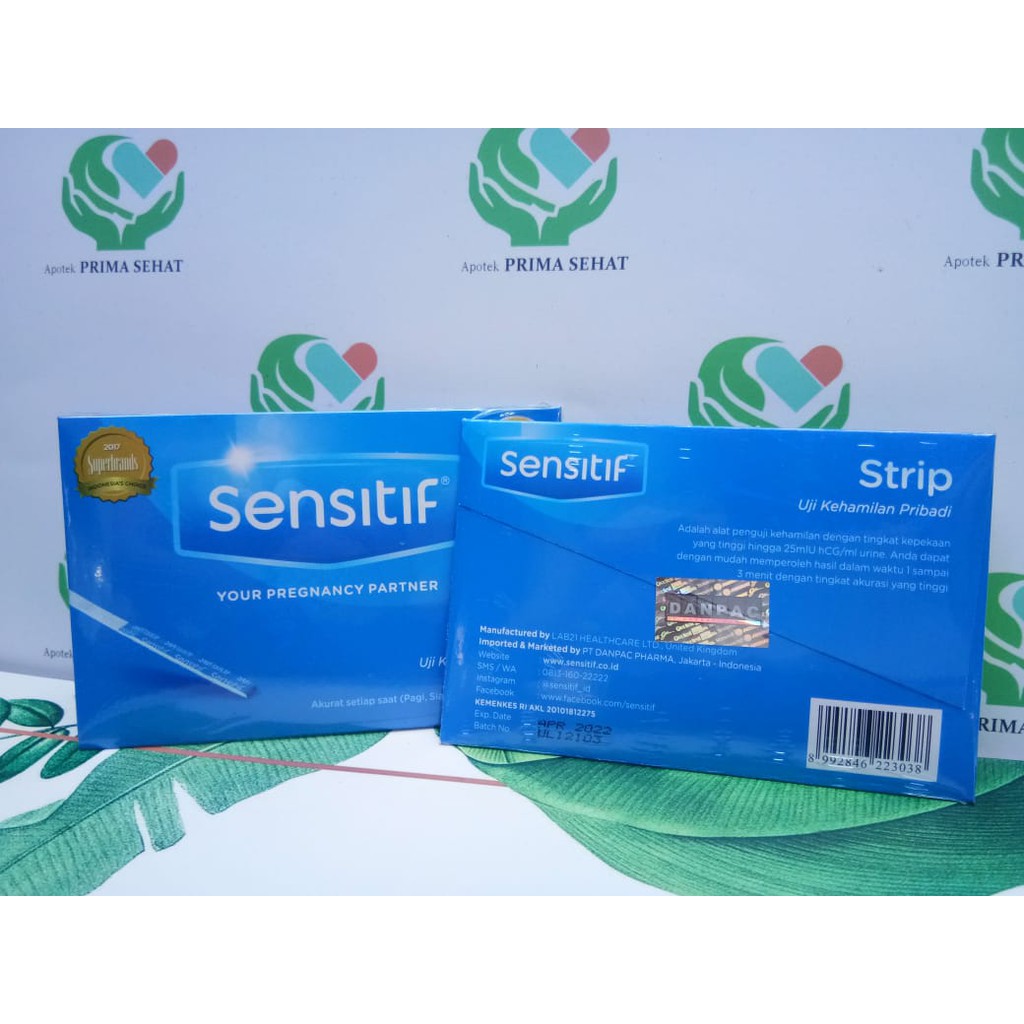 TEST PACK | SENSITIF | TEST KEHAMILAN | STRIP | COMPACT-1
