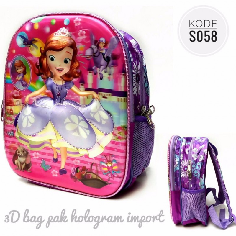 TAS ANAK CEWE EMBOSS MOTIF SOPHIA