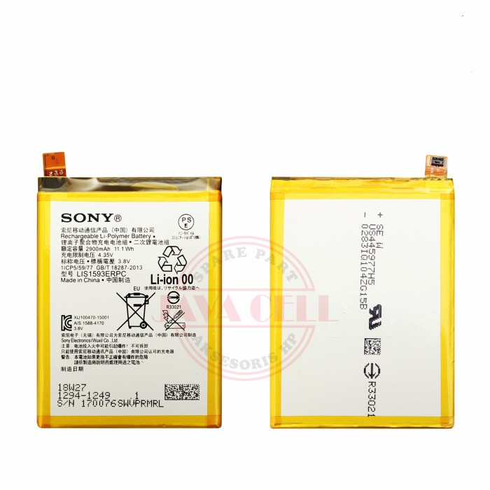 Baterai Sony Xperia Z5 Big Original