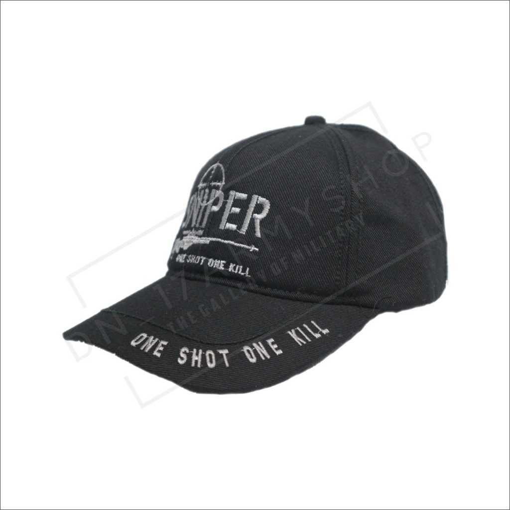 Topi Lapangan Sniper Hitam,Krem,Hijau Kanvas