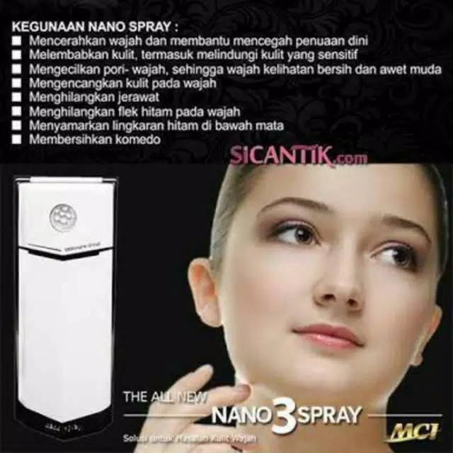 NANO SPRAY VERSI 3 V.3 MCI-MGI MILLIONAIRE CLUB INDONESIA ORIGINAL
