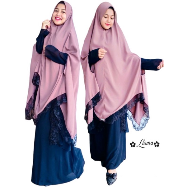 Khimar/Hijab/Kerudung/Jilbab/Khimar instant "Najma Khimar" Khimar Syar'i Jumbo