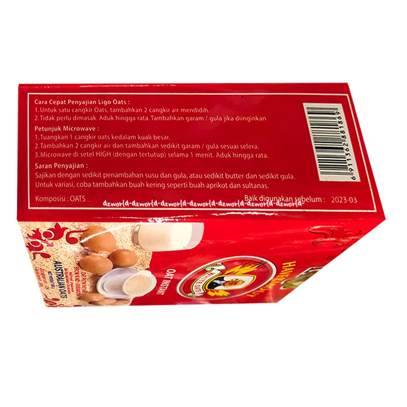 Ligo Havermout 500gr White Oat Instant Oat Putih Australian Sereal Cereal Hafermout Liggo Haver Mout