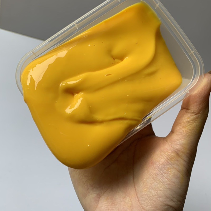 Mango Strawberry Pudding Slime