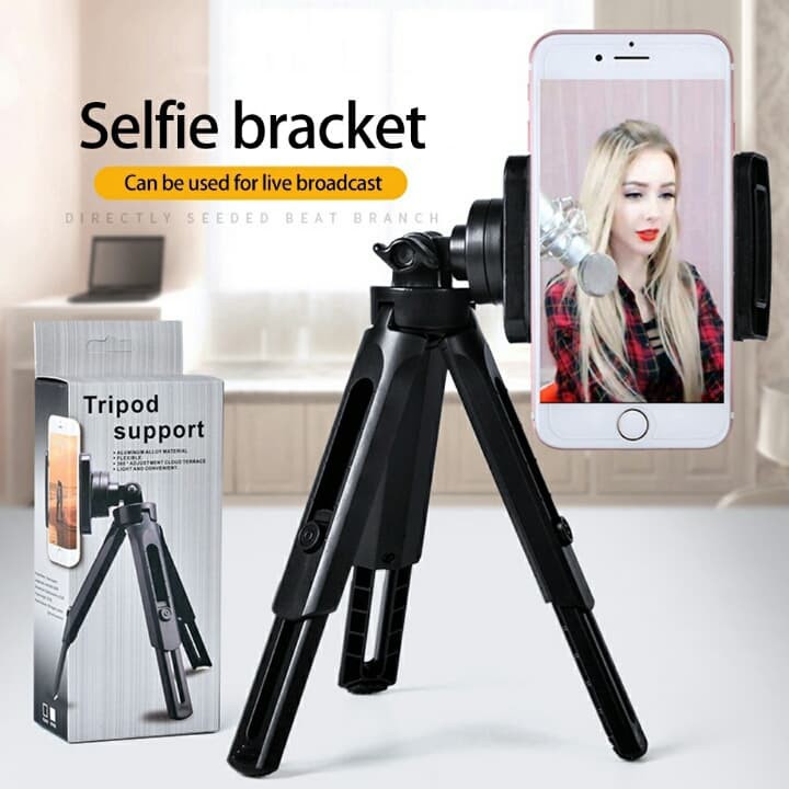 Tripod Support  Mini 4 Level Phone Extendable With Holder U