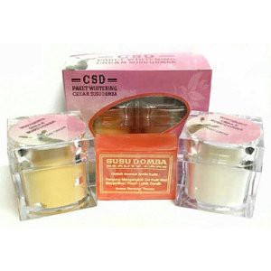 PAKET WHITENING SUSU DOMBA THAILAND CREAM SUSU DOMBA CSD krim wajah   KEMASAN BESAR Best seller