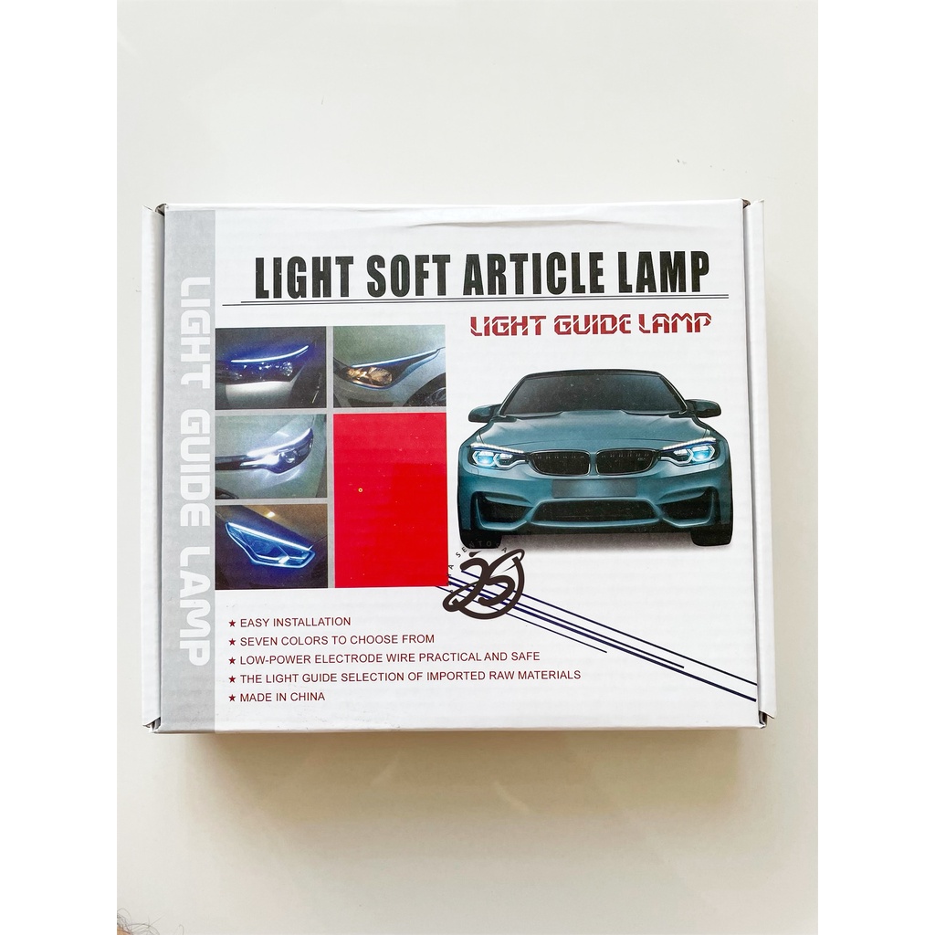 LAMPU LED ALIS FLEXIBEL 30cm (1SET/SEPASANG) 3 WARNA UNIVERSAL MOTOR, MOBIL, TRUK