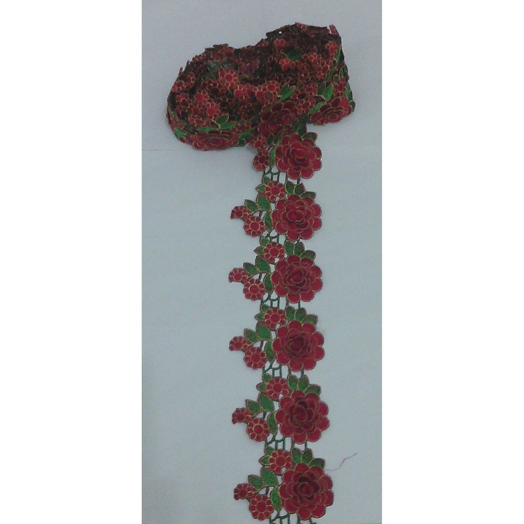 RENDA BORDIR BUNGA TUMPUK RENDA BORDIR TIGADIMENSI RENDA BORDIR BERKUALITAS RENDABORDIRTERLARISTRENT