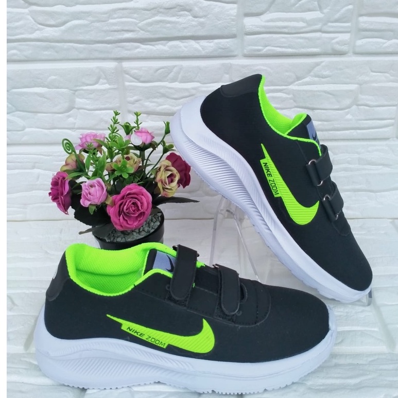 [ORIGINAL]  Sepatu Anak Nike11 Zoom | Sepatu Anak Laki | Sepatu Anak Perempuan Size 26-35 /Terbaru / Murah Pria Waita