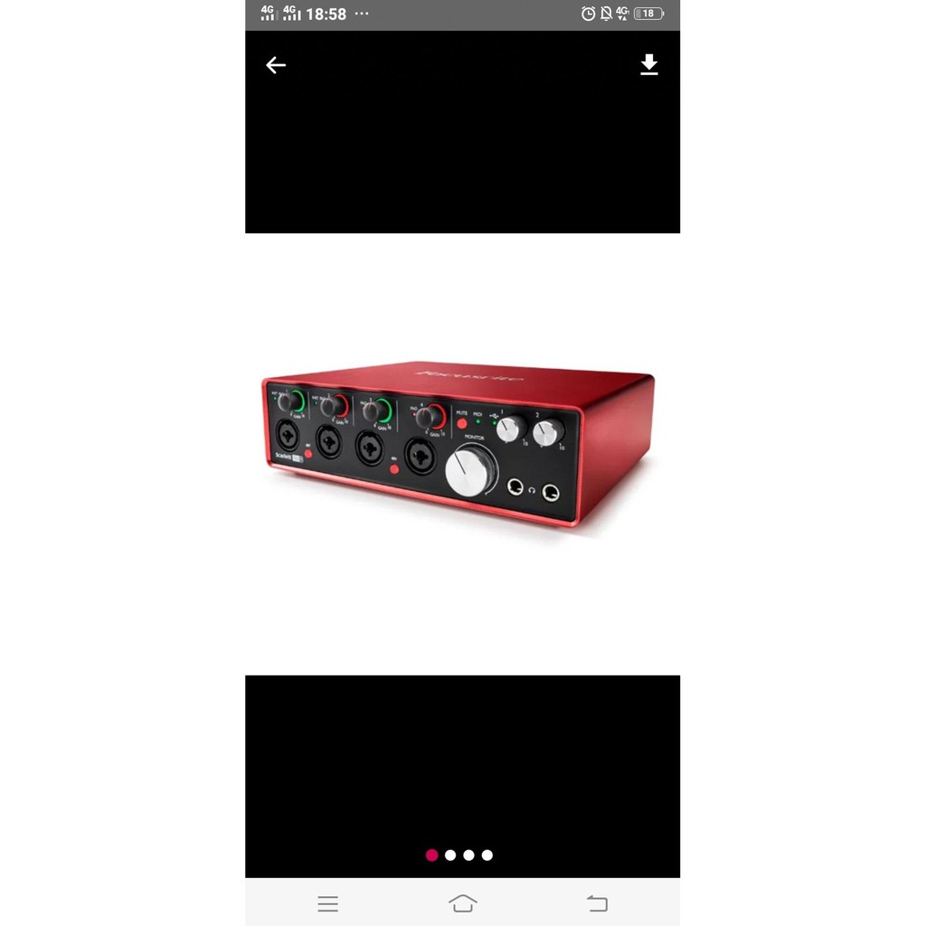 LJA soundcard focusrite