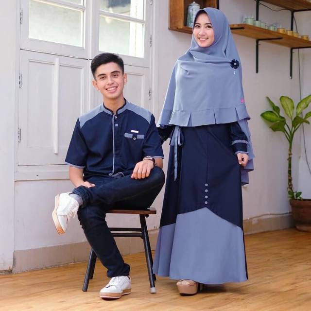 ORIGINAL GAMIS COUPLE / HUMAIRA COUPLE / tersedia ukuran kecil hingga jumbo