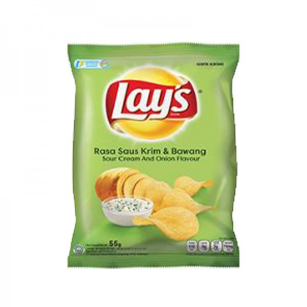 

LAYS CREAM ONION 55GR