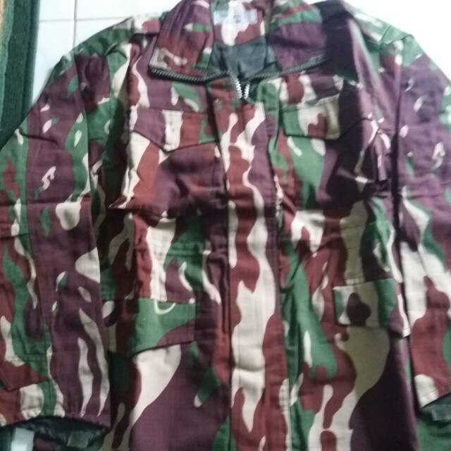 Jaket pria loreng army kopasus