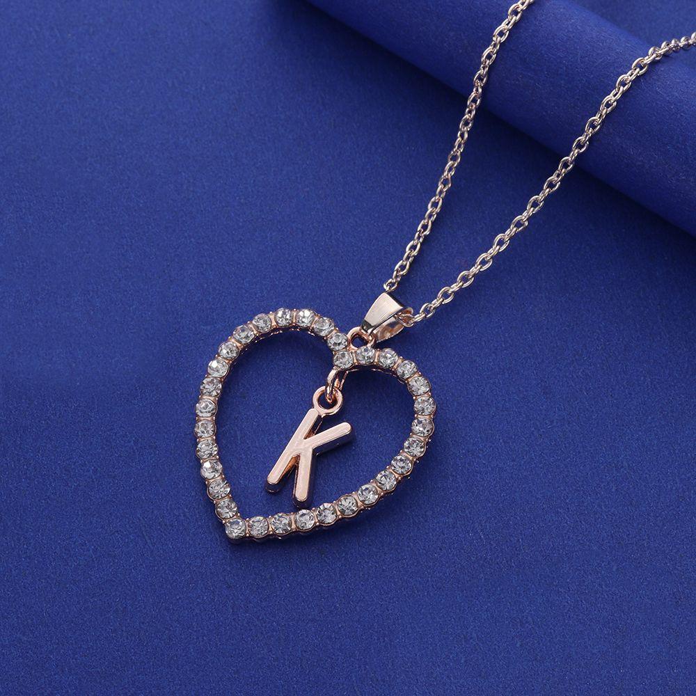 Kalung Rantai Nanas Perhiasan Wanita Baru Motif Hati