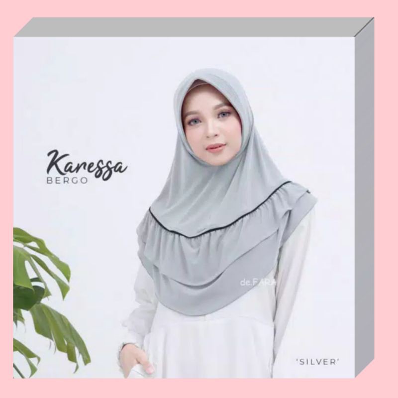 Karessa bergo | defara  hijab | Hijab instan murah | hijab style | hijab kekinian cantik premium
