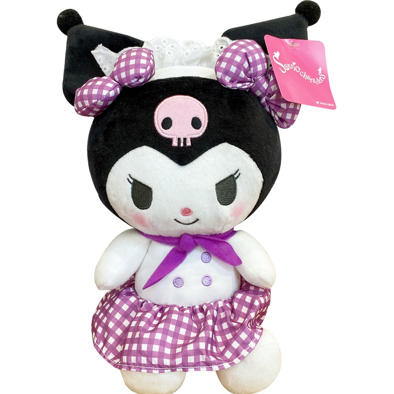 Kawaii Kuromi 8inch Plushee Doll Soft Stuffed Toy Kids Girls Gift Collectible