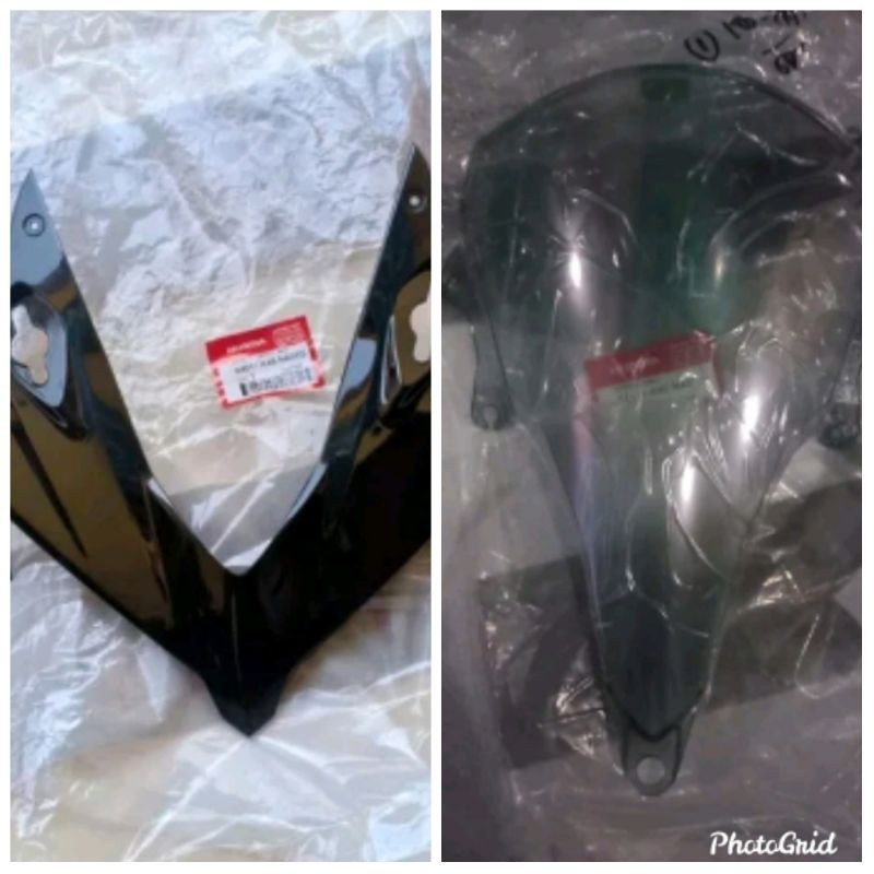 cover tameng panel batok plus visor new CBR 150 r k45n ori ahm