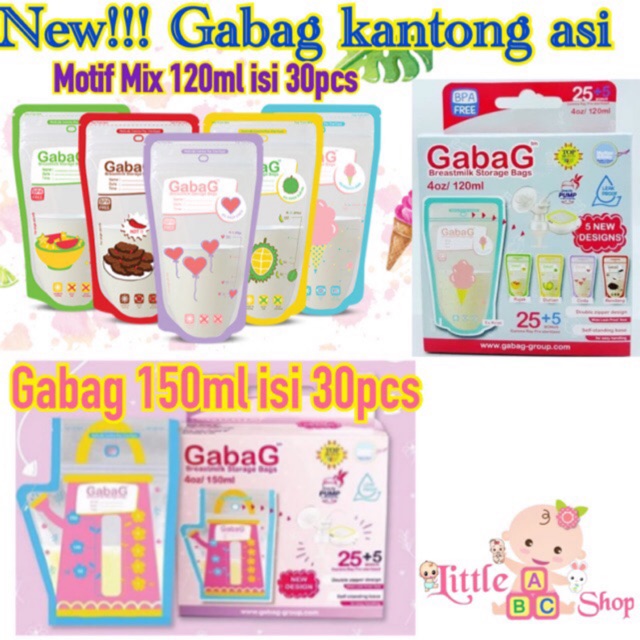 Kantong asi Gabag / Gabag Kolibri/ New Gabag breastmilk storage/ kantung asi